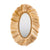 Tribal Natural Abaca Grass Oval Wall Mirror Model: TOV-C21005