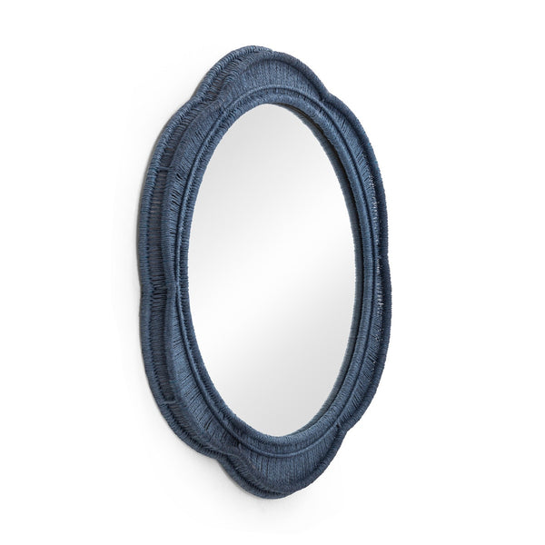 Zeva Blue Wall Mirror Model: TOV-C54420