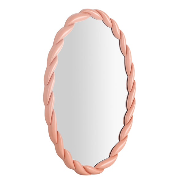 Agnes Mauve Oval Mirror Model: TOV-C68814