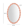 Agnes Mauve Oval Mirror Model: TOV-C68814