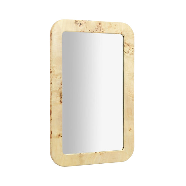 Tessa Natural Burl Wall Mirror Model: TOV-C69155