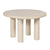 Barbara Cream Textured Indoor / Outdoor 47" Round Dining Table Model: TOV-D18646