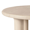 Barbara Cream Textured Indoor / Outdoor 47" Round Dining Table Model: TOV-D18646