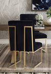 Akiko Black Velvet Chair - Set of 2 Model: TOV-D2052