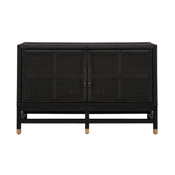 Amara Charcoal Woven Rattan Buffet Model: TOV-D21015