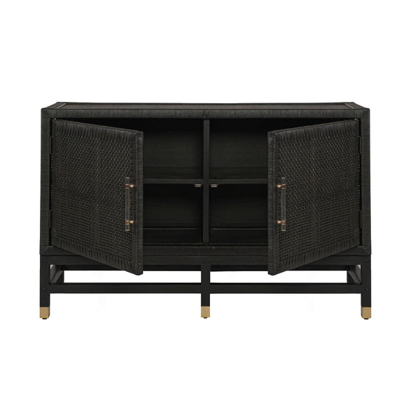 Amara Charcoal Woven Rattan Buffet Model: TOV-D21015