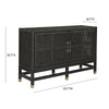 Amara Charcoal Woven Rattan Buffet Model: TOV-D21015