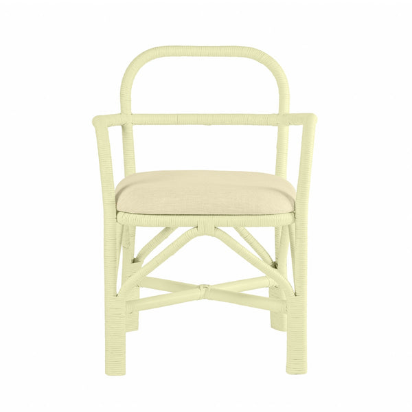 Ginny Cream Rattan Dining Chair Model: TOV-D21024