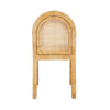 Amara Natural Rattan and Performance Fabric Arched Back Dining Chair Model: TOV-D21026