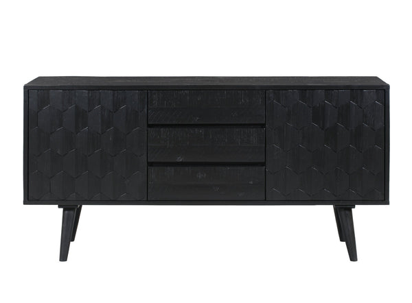 Valentina Black Acacia 59" Buffet Model: TOV-D44013