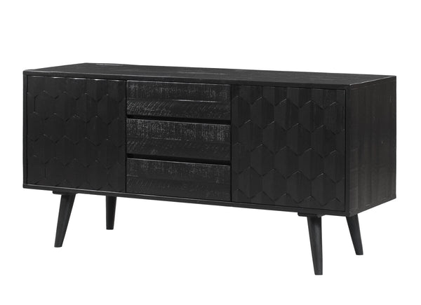 Valentina Black Acacia 59" Buffet Model: TOV-D44013