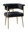 Astrid Grey Velvet Chair Model: TOV-D44022