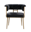 Astrid Grey Velvet Chair Model: TOV-D44022