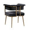Astrid Grey Velvet Chair Model: TOV-D44022