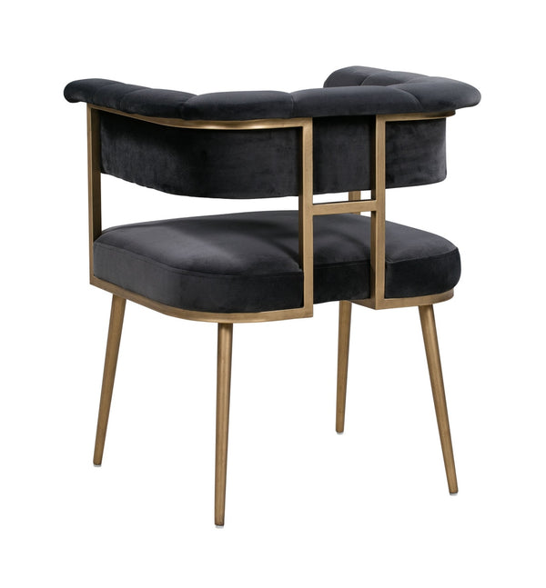 Astrid Grey Velvet Chair Model: TOV-D44022