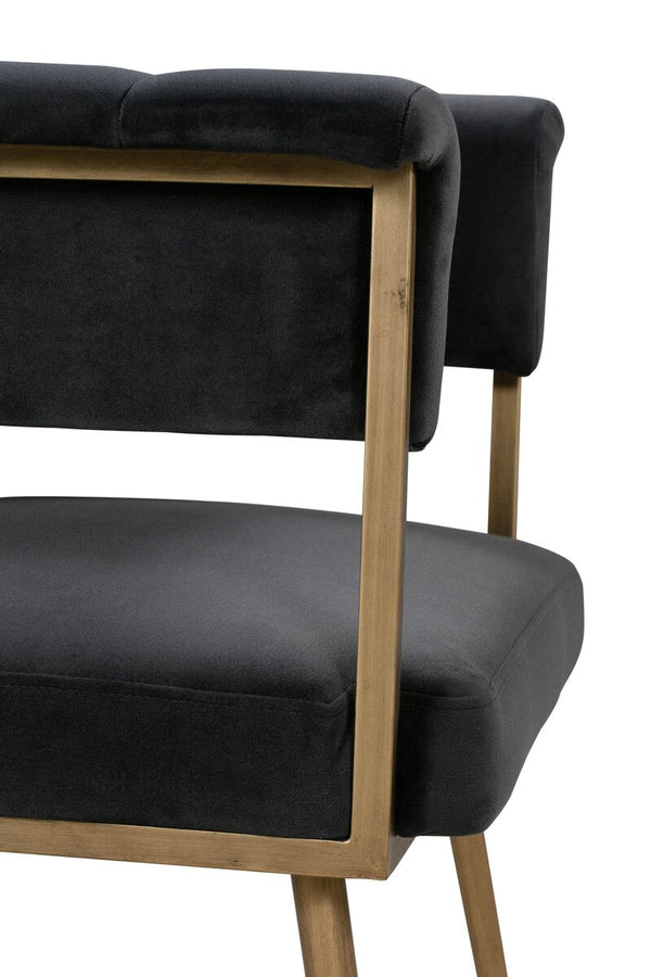 Astrid Grey Velvet Chair Model: TOV-D44022
