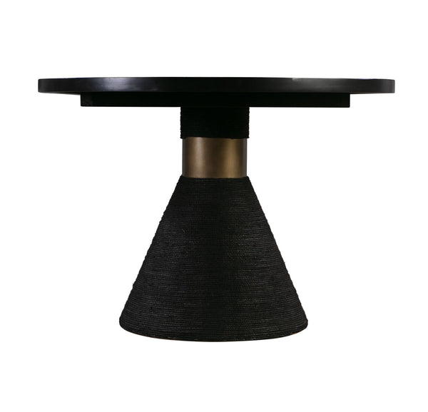 Rishi Black Rope Oval Table Model: TOV-D44047
