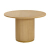 Chelsea Natural Oak Wood Round Dining Table Model: TOV-D44123