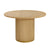 Chelsea Natural Oak Wood Round Dining Table Model: TOV-D44123