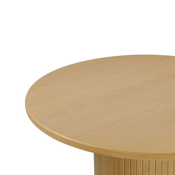 Chelsea Natural Oak Wood Round Dining Table Model: TOV-D44123