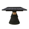Rishi Black Rope Rectangular Table Model: TOV-D44153