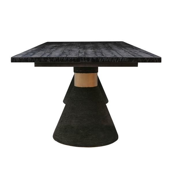 Rishi Black Rope Rectangular Table Model: TOV-D44153