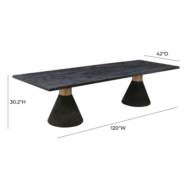 Rishi Black Rope Rectangular Table Model: TOV-D44153