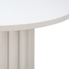 Kali White 55" Round Dining Table Model: TOV-D44174