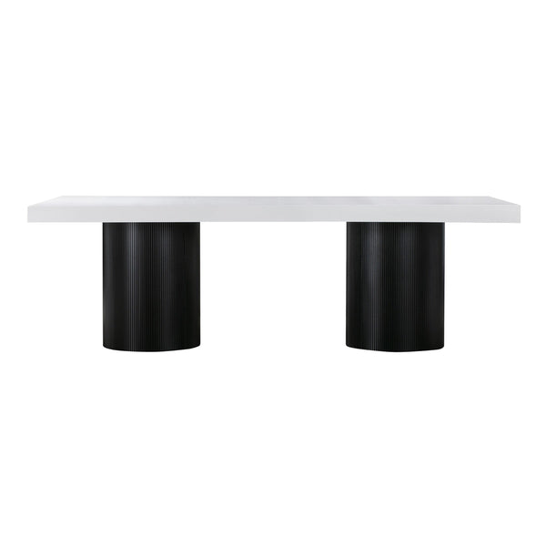 Nova White Lacquer 95" Rectangular Dining Table Model: TOV-D44185