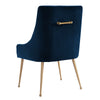 Beatrix Navy Velvet Side Chair Model: TOV-D48