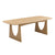 Cybill Natural Ash 94" Rectangular Dining Table Model: TOV-D54219