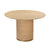 Akiba Natural Ash & Rattan 47" Round Dining Table Model: TOV-D54221