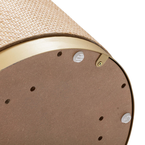 Akiba Natural Ash & Rattan 47" Round Dining Table Model: TOV-D54221