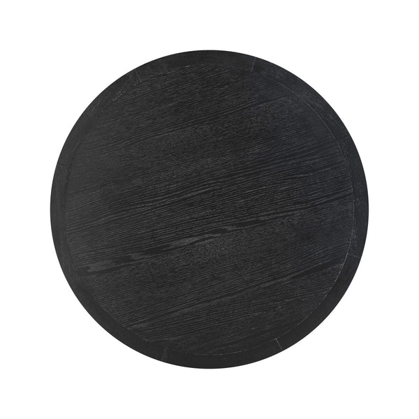Sahara Black Oak 41" Round Dining Table Model: TOV-D54225