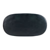 Elika Black Faux Plaster Oval Dining Table Model: TOV-D54235