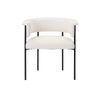 Taylor Cream Performance Linen Dining Chair Model: TOV-D54239