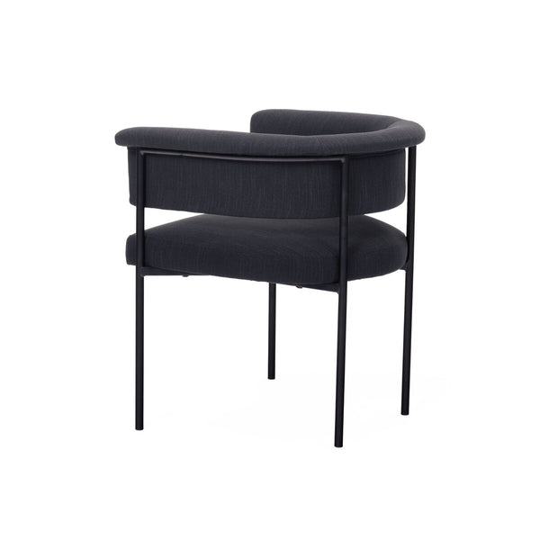 Taylor Black Performance Linen Dining Chair Model: TOV-D54240