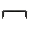 Akola Black Oak Rectangular Dining Table Model: TOV-D54247