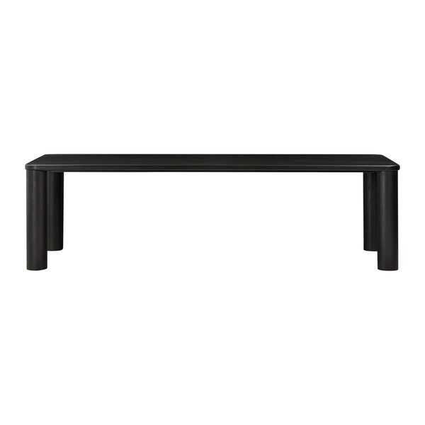 Akola Black Oak Rectangular Dining Table Model: TOV-D54247