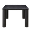 Akola Black Oak Rectangular Dining Table Model: TOV-D54247