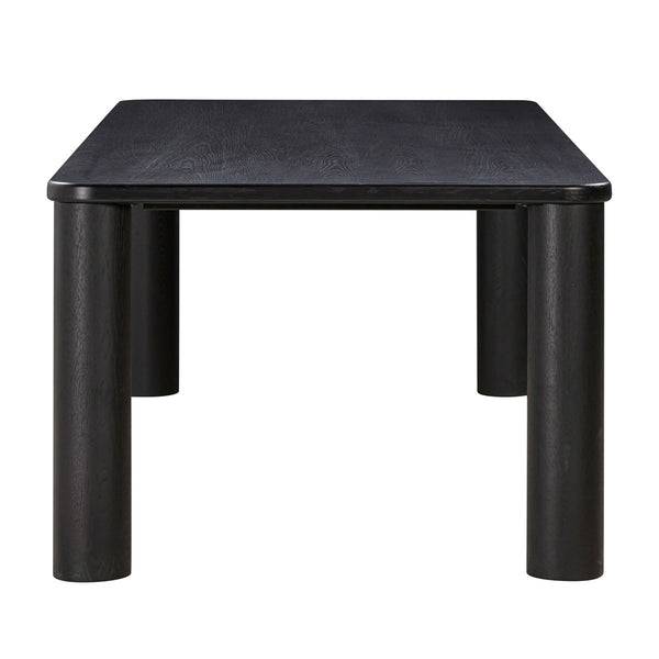 Akola Black Oak Rectangular Dining Table Model: TOV-D54247