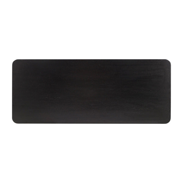 Akola Black Oak Rectangular Dining Table Model: TOV-D54247