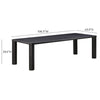 Akola Black Oak Rectangular Dining Table Model: TOV-D54247