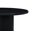 Chelsea Black Oak Round Dining Table Model: TOV-D54263