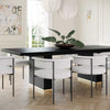 Chelsea Black Oak Rectangular Dining Table Model: TOV-D54264