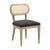 Cosette Black Performance Linen Dining Chair Model: TOV-D54266