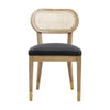 Cosette Black Performance Linen Dining Chair Model: TOV-D54266