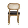 Cosette Black Performance Linen Dining Chair Model: TOV-D54266