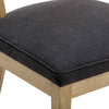 Cosette Black Performance Linen Dining Chair Model: TOV-D54266