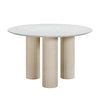 Parcino Terrazzo Concrete Indoor / Outdoor 47" Round Dining Table Model: TOV-D54289